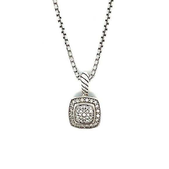 D.Y. 925 Petite Albion Diamonds Necklace - Picture 1 of 10